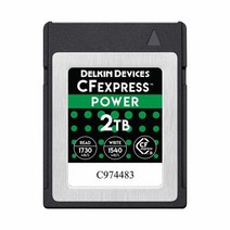 델킨디바이스 Delkin 디바이스 CF익스프레스 파워 타입B 메모리 카드 (DCFX1-2TB) 109735, Card_128GB