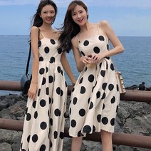 롱원피스 나시원피스 랩 플레어 쉬폰 민소매 숏원피스 OPC010