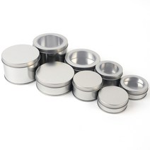 다목적 원형 틴케이스, 65x40mm - 막힘