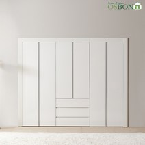 [오스본가구] 체스터 하이그로시 9자 서랍형 장롱, 체스터 9자 서랍형 장롱, 화이트