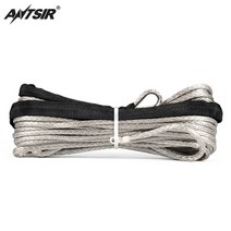 5mm * 15m 7700Lbs 윈치 로프 문자열 라인 케이블 (칼집 포함) ATV UTV 오프로드 용 합성 로프 세차 유지, 05 GRAY