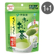 이토엔 오이오차 분말 50회분 40g 80회분 80g 1+1, 80g 2팩