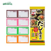 일본 오차즈케 다시차즈케 나가타니엔, 다시차즈케 4가지맛 ( 총8식 )