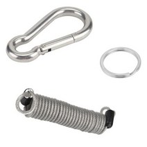 카라반트레일러 강력한 캠핑카 비상 개폐식 트레일러 안전 케이블 RV 액세서리 로프 167911, Silver