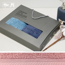 [송월타올]프리미엄 180g코마40수 2p선물세트 기념수건 답례품, 골고루(랜덤)