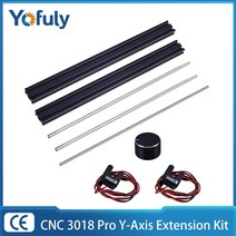 cnc라우터 CNC 3018 Pro Y 축 확장 키트 업그레이드 우드 라우터 용 2Pcs 리미트 스위치가있는 3040 조각 기계 세트