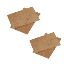 GHSHOP 클라리넷 색소폰 알토/소프라노/테너 색소폰 용 4 조각 천연 목 코르크 시트, 61mm, 천연 코르크