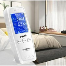 휴대용 미세먼지측정기 포름알데히드 측정 공기질, D.컬러 화면 온도 습도 포름알데히드 감지기