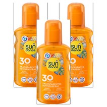 썬댄스 트랜스페어런트 선스프레이 SPF30 200ml 3팩 Sonnenspray