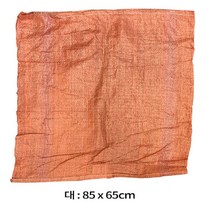 트윈스몰 [포대자루] 다용도 마대자루 보관자루 주황색 대형 85*65cm (5개), 5개