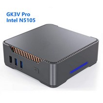 GK3V 프로 N5105 미니 PC 게이머 인텔 셀러론 J4125 윈도우즈 11 8GB 16GB 128GB 256GB SSD WIFI5 BT4.2 VGA 1000M, CHINA, Celeron N5105   EU, 8GB 512GB