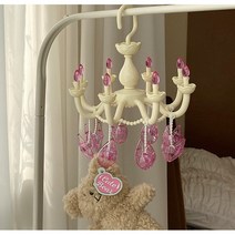 샹들리에 빨래집게 양말 빨래 집게 행거, 민트&바이올렛