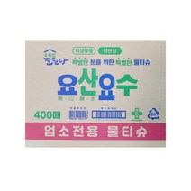 유한크린텍 요산요수 업소전용 물티슈 400장, 1개, 1개