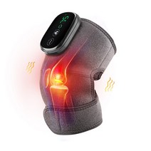 전기 난방 무릎 마사지 장치 팔꿈치 관절 골관절염 류마티스 통증 따뜻한 마사지에 대한 진동 물리 치료 무릎 패드, 단일 회색