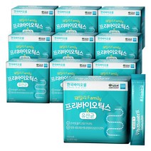 한국바이오셀 패밀리 프리바이오틱스 유산균 10세트(2g x 300포) 10개월분, 60g, 30포