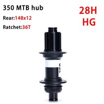 자전거허브 스탠드 오리지널 DT SWISS 350SL MTB 클래식 풀 휠 32H 28H 디스크 센터 잠금 전면 110x15 후면 148x12 36T 래칫, 8.R 148X12 28H HG