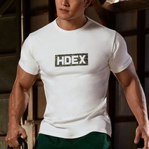 HDEX 카모플라주 프린팅 머슬핏 반팔티 2 color