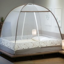 MBH 두꺼운유리섬유이중문몽골모기장, 180*200cm, XZY 엘크 브라운