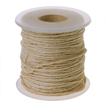 면 브레이드 촛불 심지 자연 면화 없음 연기 촛불 심지 공급품, 크림 같은 흰색