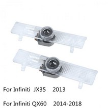 LED 자동차 도어 고스트 섀도우 로고 프로젝터 조명 인피니티 FX37 FX50 G37 G25 Q50 Q60 QX50 QX56 QX70 QX80 M25 M35 EX25 JX35, 2