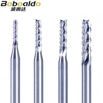 pcb 금속 절단 가공3.175mm SHK 카바이드 PCB 조각 도구 엔드 밀링 커터 CNC 커팅 드릴 홀 회로 기판, 06 ST3.1308