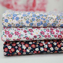 굿팡패브릭 대폭아사]지니플라워 3종(5912339) 인견실크, 아이보리