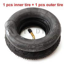 구르마바퀴 인치 공압 휠 200x50 타이어 내부 튜브 합금 허브 포함 전기 스쿠터 트롤리 카트, 02 inner nd outer tire
