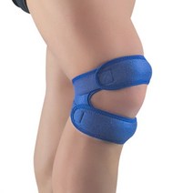 애견 강아지 슬개골 보호대 탈구 관절 발목 보조기 십자인대 탈골 뒷다리 1팩 조정 슬개골 지원 압축 탄성, 02 파란