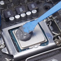 hy510 회색 실리콘 화합물 열 페이스트 전도성 그리스 방열판 cpu gpu 칩셋 노트북 냉각 스크레이퍼 포함, 없음