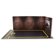 미니카정리대 자동차정리대 토미카진열장 Scale 1 24 다이 캐스트 자동차 합금 디오라마 PVC 간단한 조립, 12 24048