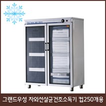 그랜드우성 자외선살균건조소독기 컵50개 80개 120개 150개 250개, 컵250개용 WS-US250H
