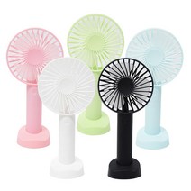 러블리투데이 핸디형 미니윈디 휴대용 선풍기 탁상겸용, 베이비블루