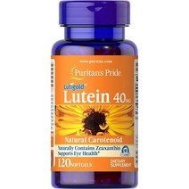 제아잔틴 루테인 Pubitans Pride Lutein 6 mg 10 mg 40mg 모음, 1개, 40mg 120정