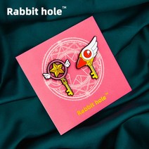 캐릭캐릭체인지 브로치 핀 금속 뱃지 애니메이션