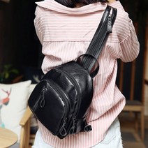 여성 귀여운 미니 사이즈 데일리 크로스백 겸용 백팩