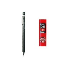 펜텔 그래프 샤프 1000 PG1005 + 아인슈타인 샤프심 B 세트, 0.5mm, 1세트