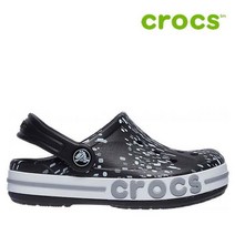 크록스 아동 샌들 40- 207020-0C4 Kids Bayaband Graphic Clog Black Multi