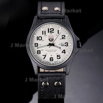 에스케이 남여 가죽밴드 쿼츠시계