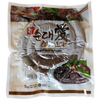 CJ 이츠웰 찰순대 1kg 3개 (냉장포장)[무료배송]