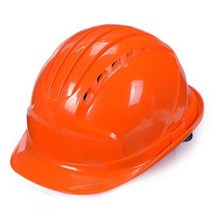 경량안전모 안전모내피 그늘막 패션 ABS 절연재 안전 헬멧 작업 캡 건설 현장, 5.Orange  M