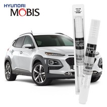 현대모비스 현대 코나 전용 P6W 초크 화이트 자동차 카페인트, 1개