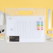 오피스 A4 서류 계약서 클립형 정리함 L자 화일철 영수증보관 사무용, 1개, 레드