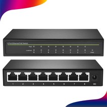 넥스트유 NEXT-POE1008 10/100/1000Mbps 8포트 POE스위치(120W) 스위칭허브