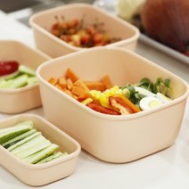 네덜란드 메팔 3000ml 사각 멀티볼 닫으면 밀폐용기 열면 테이블웨어 음식보관 반찬통, 스카이