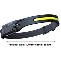 COB LED 유도 승마 헤드 램프 손전등 USB 충전식 방수 캠핑 헤드 라이트 모든 관점 사냥 빛, a, 협력사