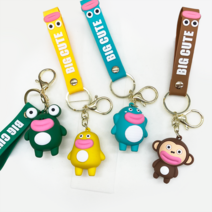 천사 동물 공룡 개구리 원숭이 피규어 어린이 백팩 책가방 열쇠고리 자동차 키홀더 키링