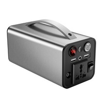 파워뱅크 220 볼트 180 와트 휴대용 전원 스테이션 45000mAh 비상 충전 태양 발전기 외부 배터리 보조베터리 LED 야외 캠핑, 02 Silver EU Plug, 110V