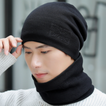 겨울 모자 남녀 공용 니트 넥워머 세트 방한모자 벙거지