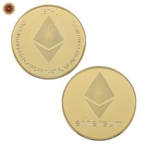 기념주화 비트코인선물 모형소품비트코인 비트 코인 도게코인 라이트코인 리플 이더리움 금도금 기념 컬렉, 코인 4
