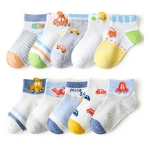 더메르시 아동용 붕붕카 5족 2셋트 10족 자동차 양말